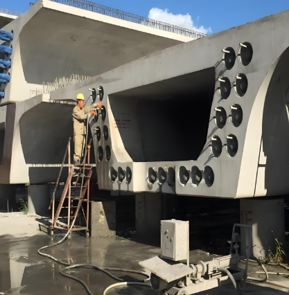 畜禽良种场压浆料施工流程及注意事项
